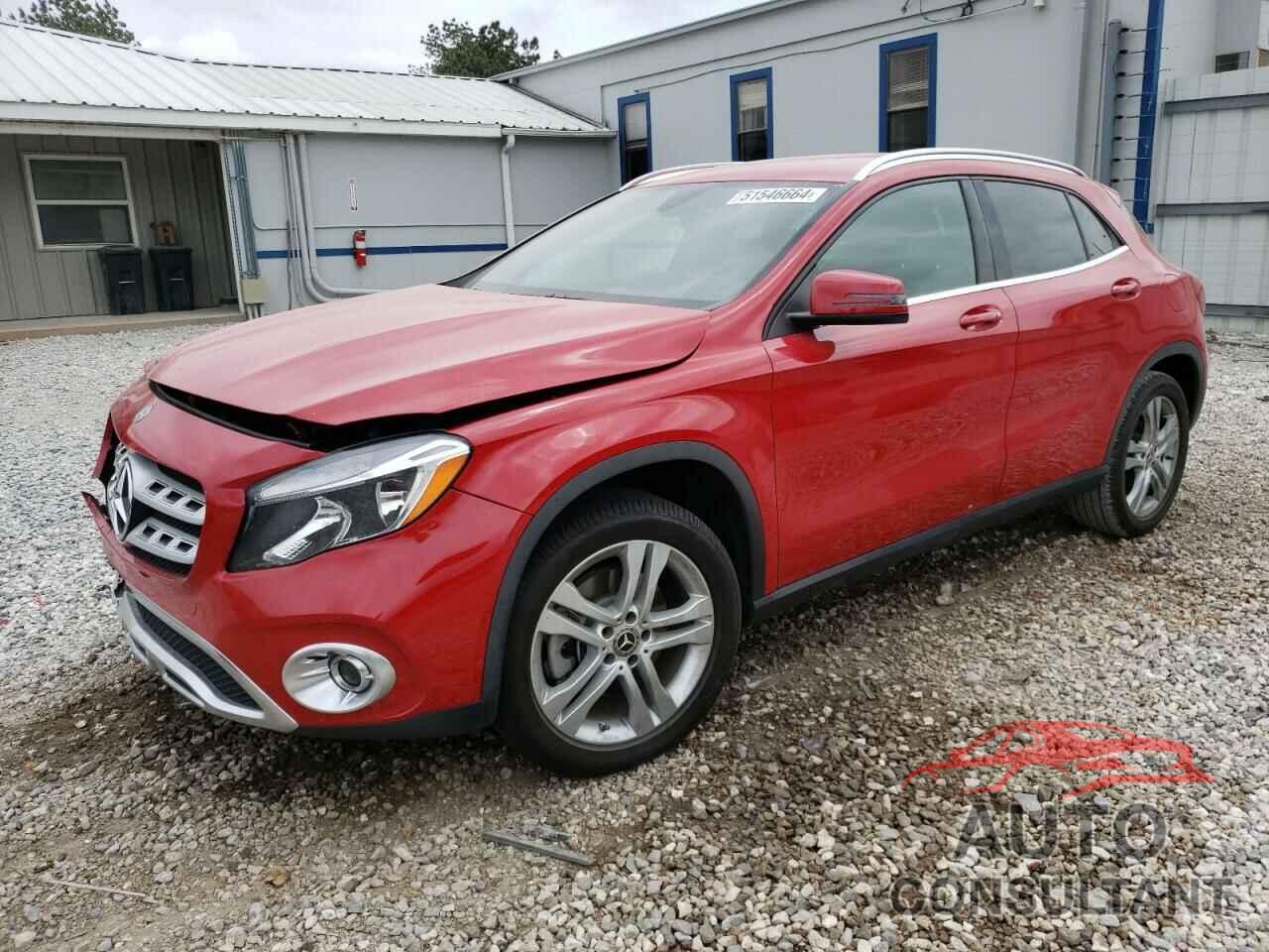 MERCEDES-BENZ GLA-CLASS 2019 - WDCTG4EB1KU016479