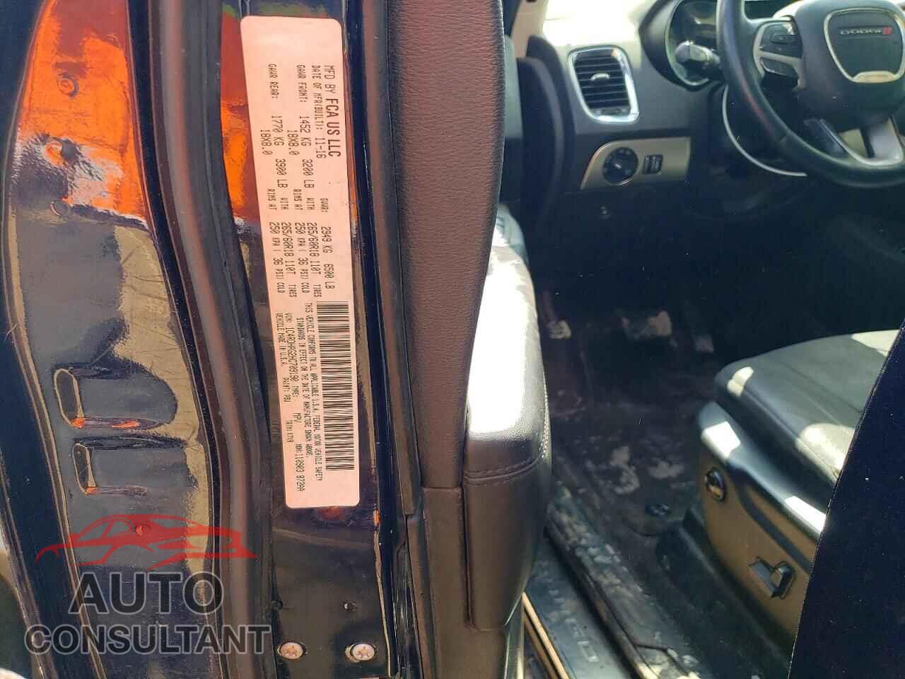DODGE DURANGO 2017 - 1C4RDHAG2HC709190