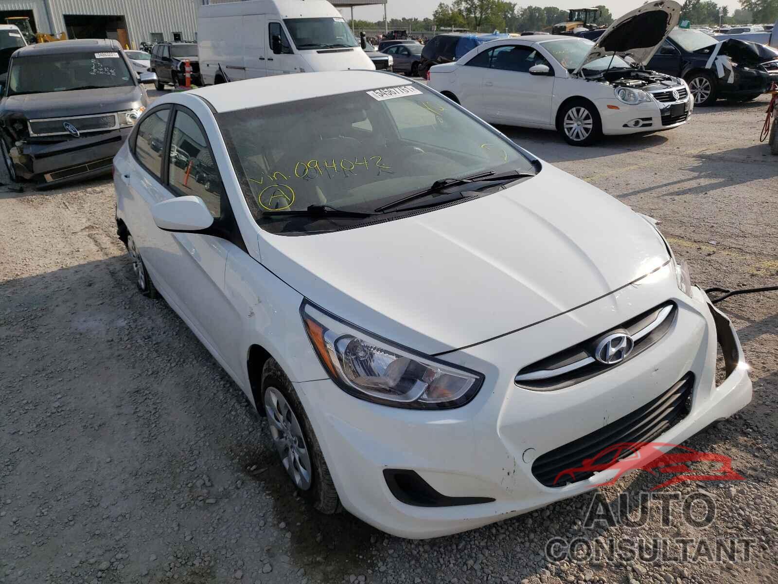 HYUNDAI ACCENT 2016 - KMHCT4AE5GU094042
