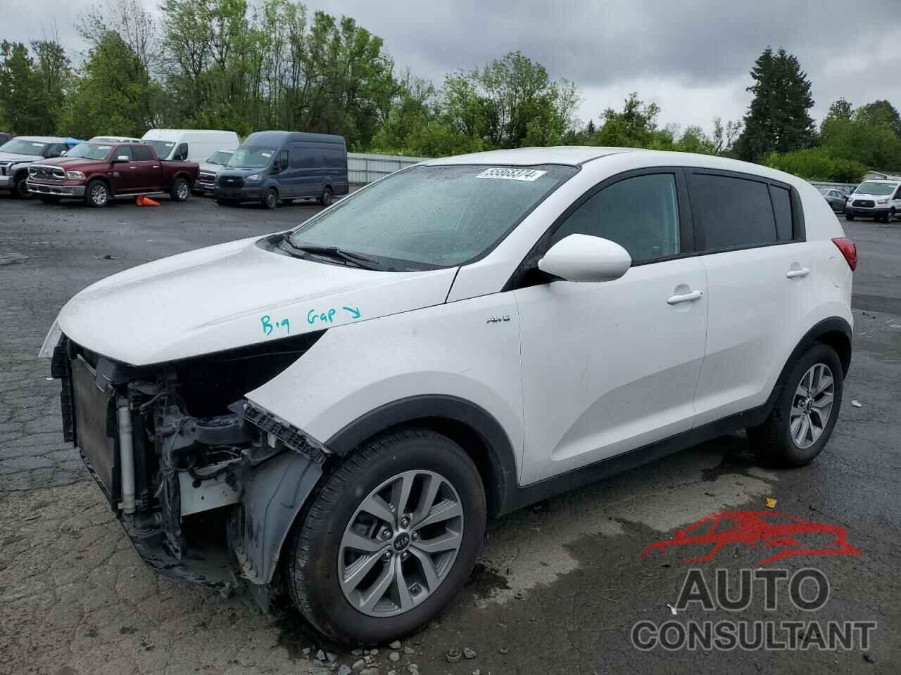 KIA SPORTAGE 2016 - KNDPBCAC7G7802078