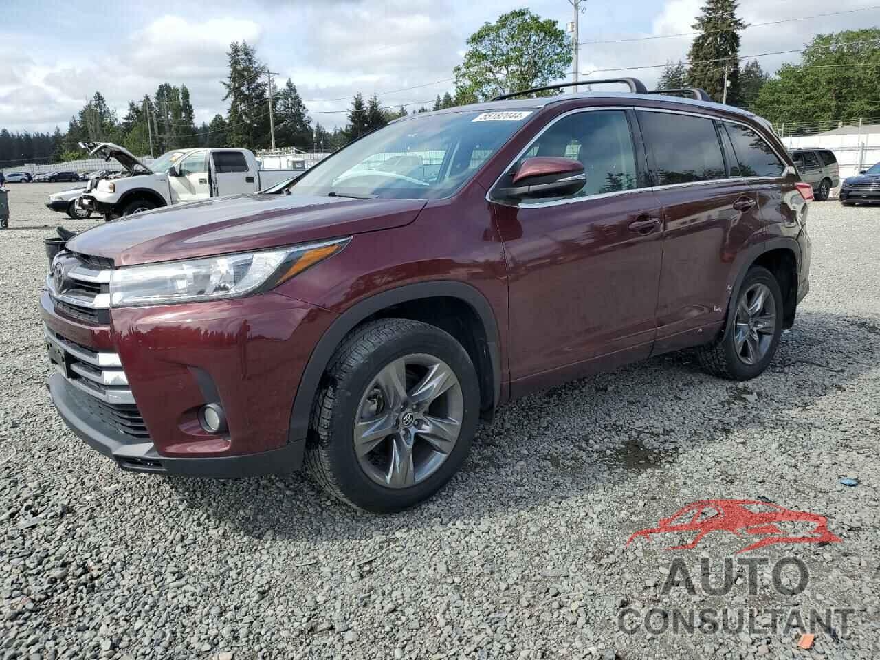 TOYOTA HIGHLANDER 2017 - 5TDDZRFH5HS452348