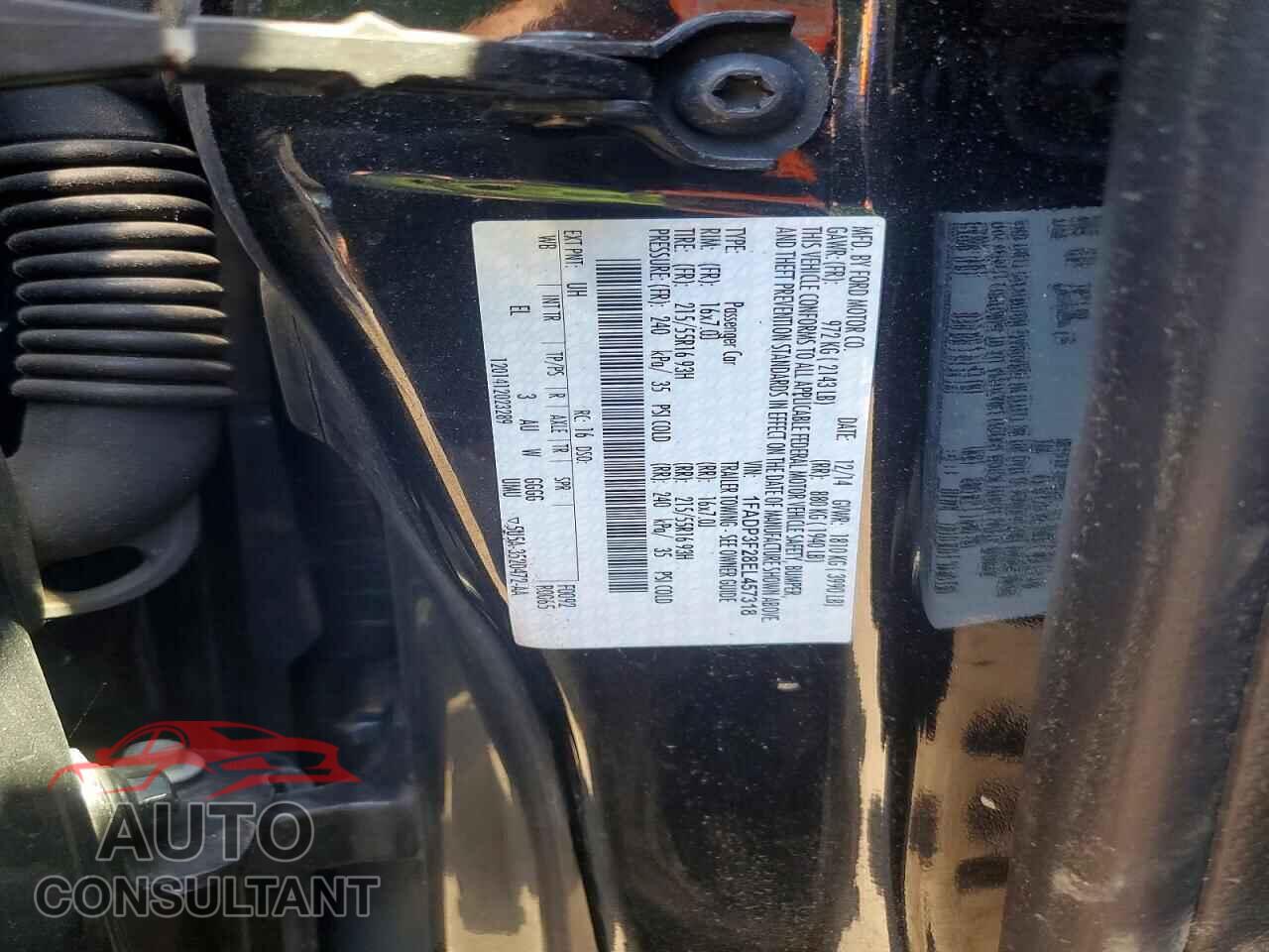 FORD FOCUS 2014 - 1FADP3F28EL457318