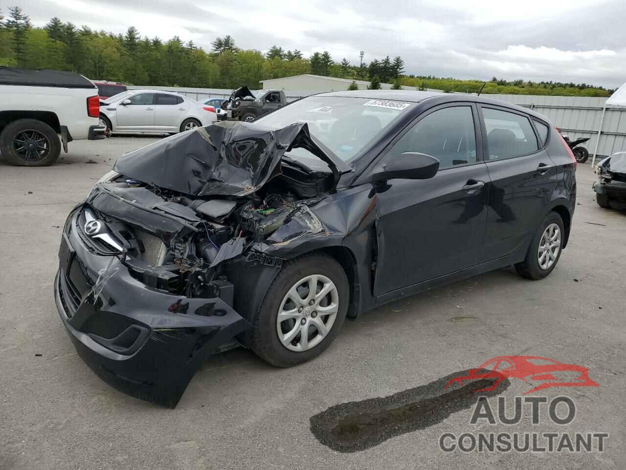 HYUNDAI ACCENT 2012 - KMHCT5AE3CU046765