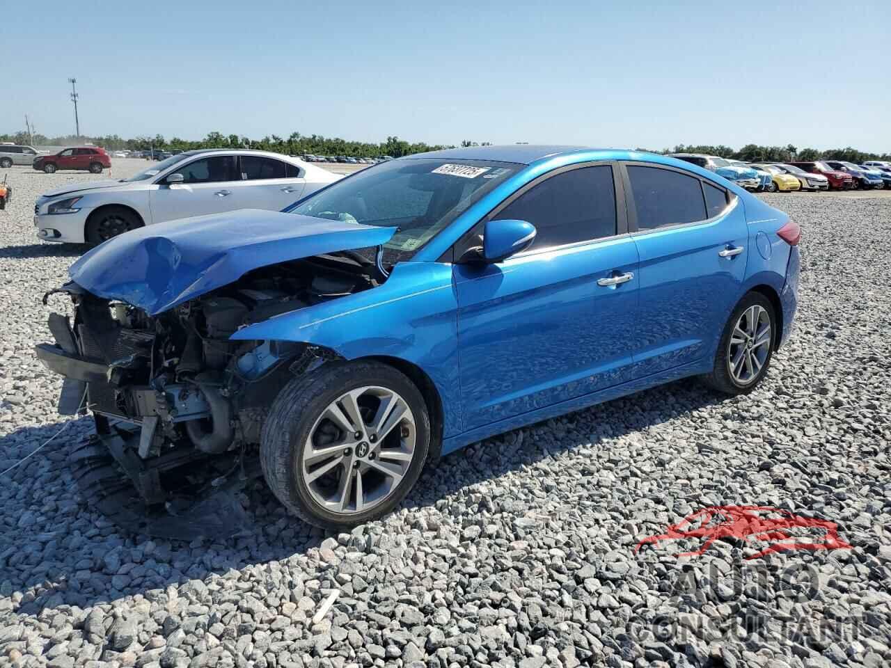 HYUNDAI ELANTRA 2017 - 5NPD84LF9HH073013