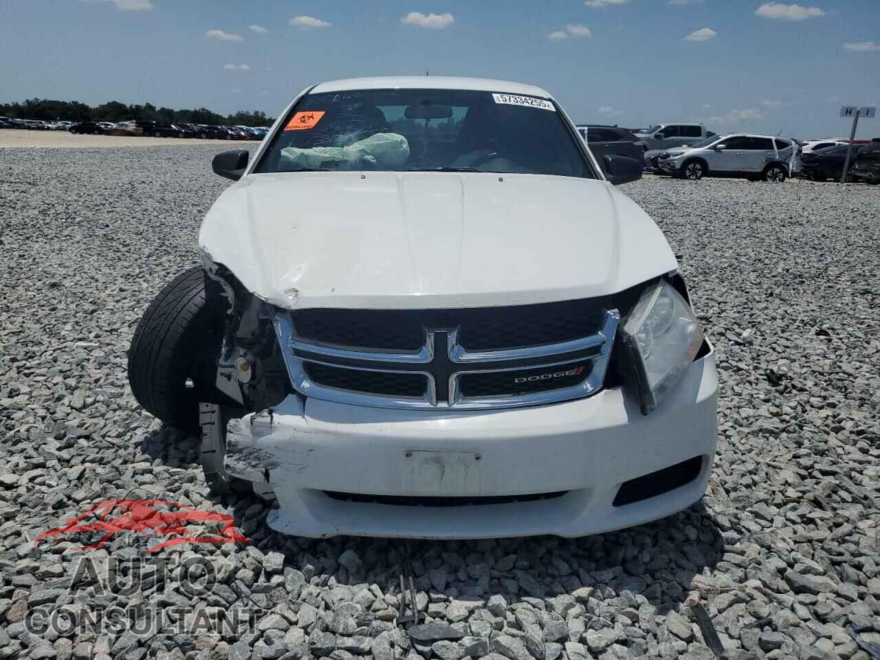 DODGE AVENGER 2013 - 1C3CDZAB2DN567295