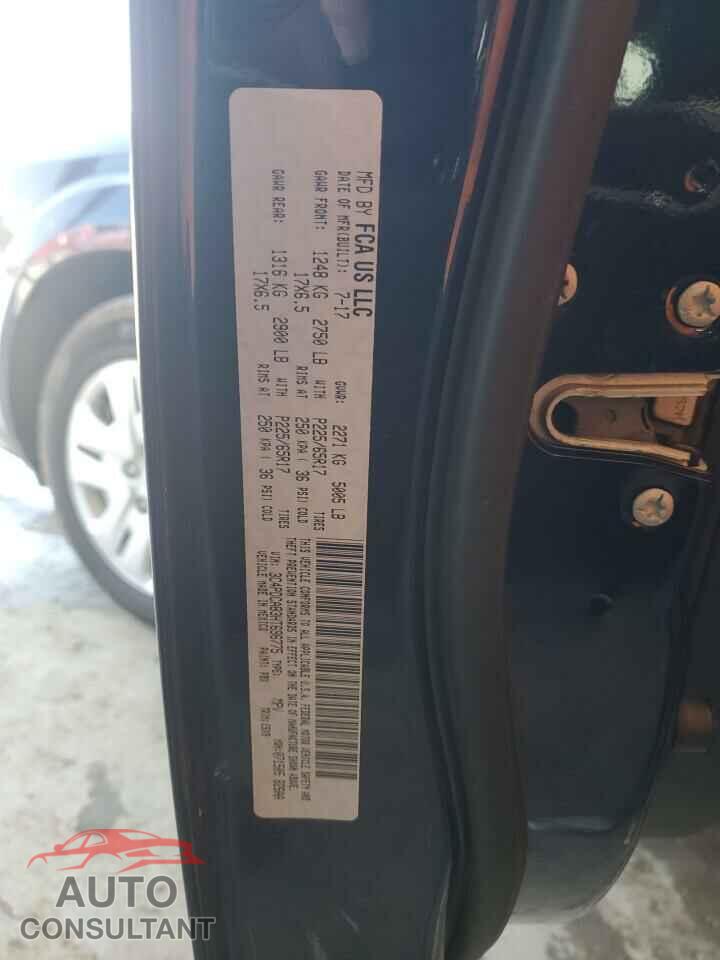 DODGE JOURNEY 2017 - 3C4PDCAB3HT696775