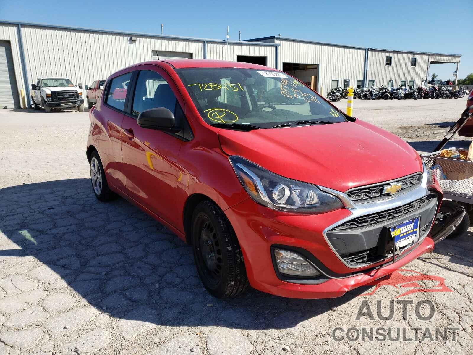 CHEVROLET SPARK 2019 - KL8CB6SA3KC728437