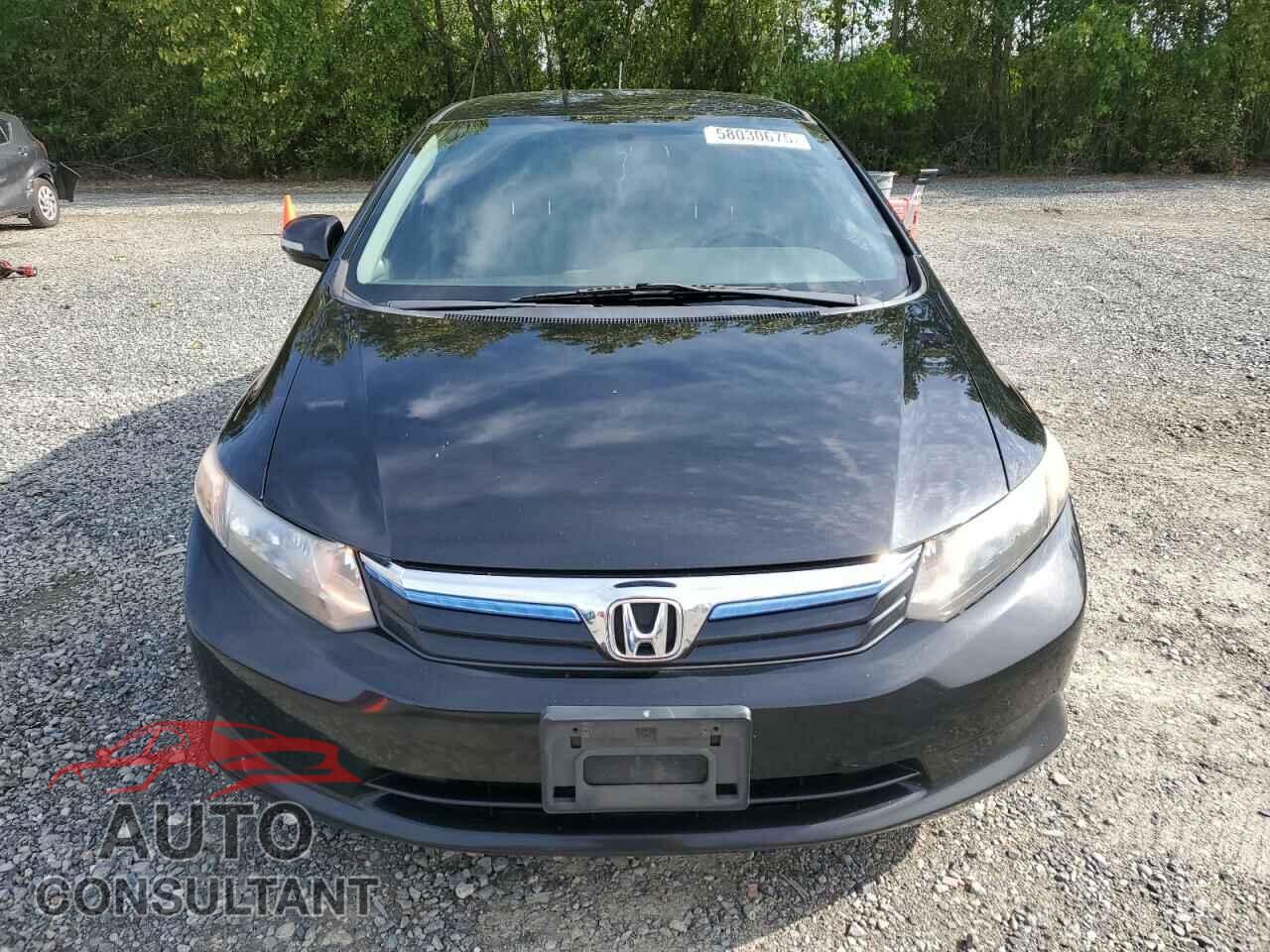 HONDA CIVIC 2012 - JHMFB4F39CS008991