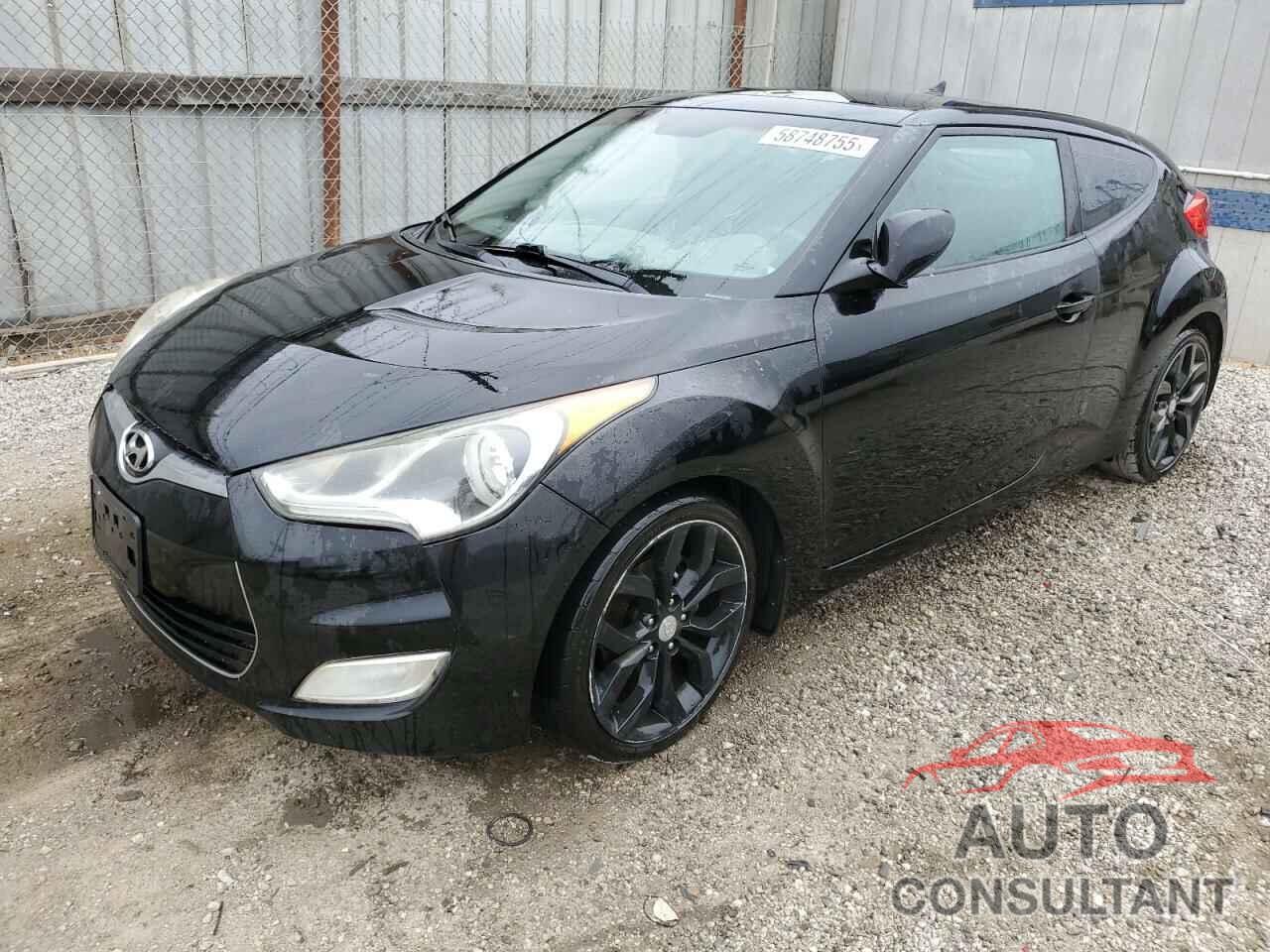 HYUNDAI VELOSTER 2012 - KMHTC6AD6CU070555