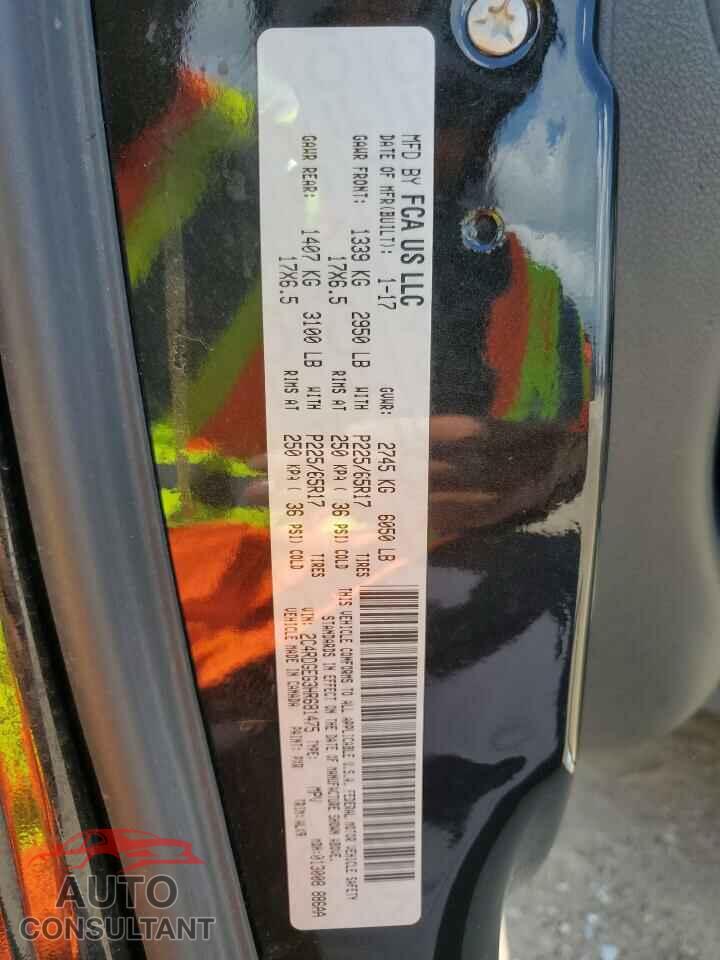 DODGE CARAVAN 2017 - 2C4RDGEG3HR681475