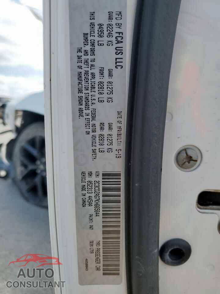 DODGE CHALLENGER 2019 - 2C3CDZAG7KH665644