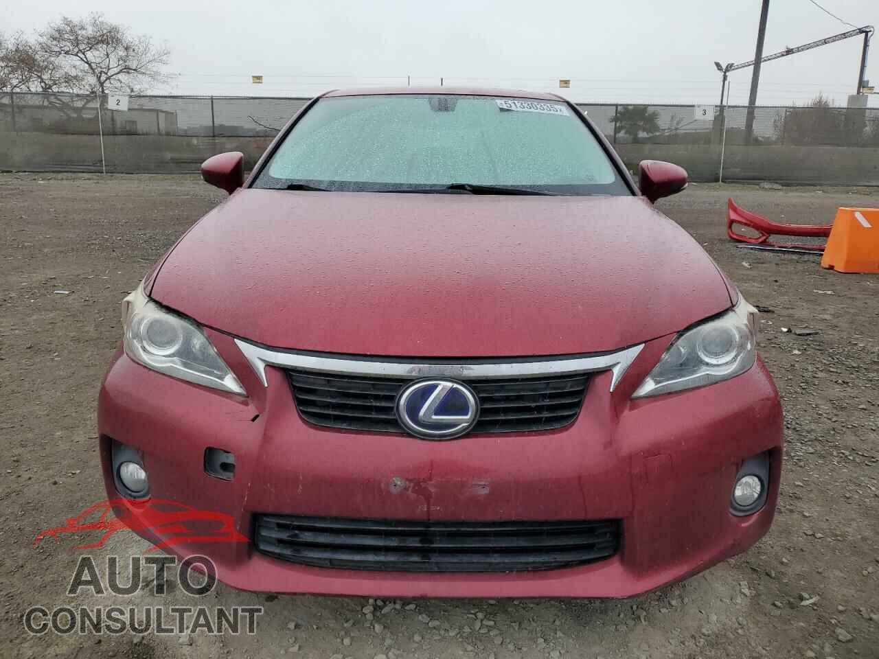 LEXUS CT 200 2012 - JTHKD5BH0C2094644
