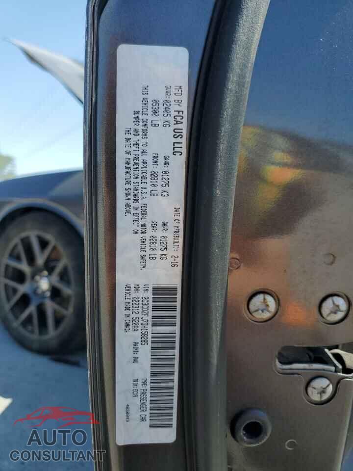 DODGE CHALLENGER 2016 - 2C3CDZFJ7GH158285