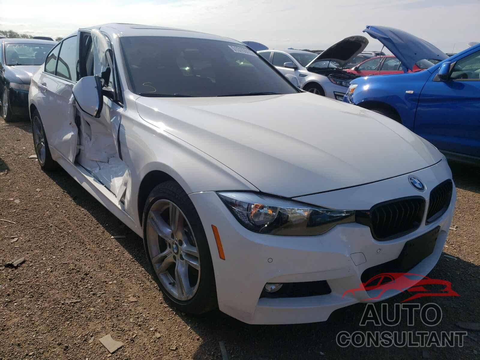 BMW 3 SERIES 2017 - WBA8D9G34HNU63220