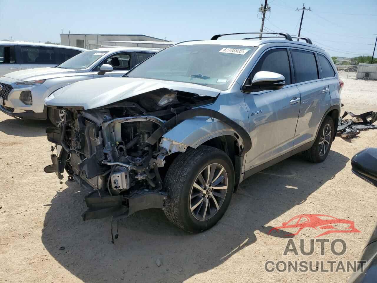 TOYOTA HIGHLANDER 2019 - 5TDJGRFH7KS078034