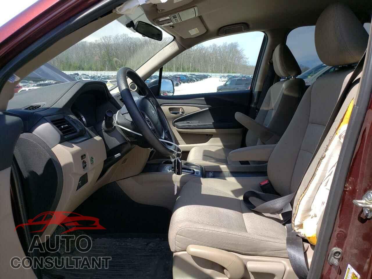 HONDA RIDGELINE 2017 - 5FPYK3F46HB020525