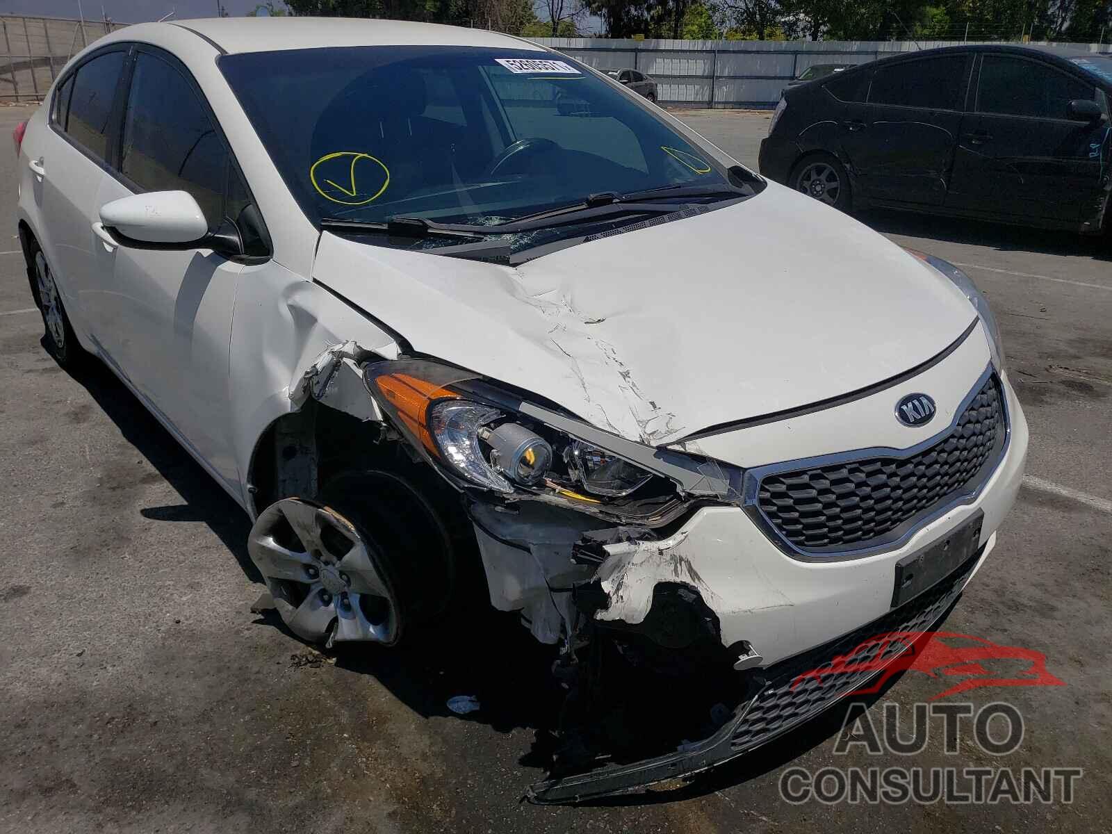 KIA FORTE 2016 - KNAFK4A6XG5574372
