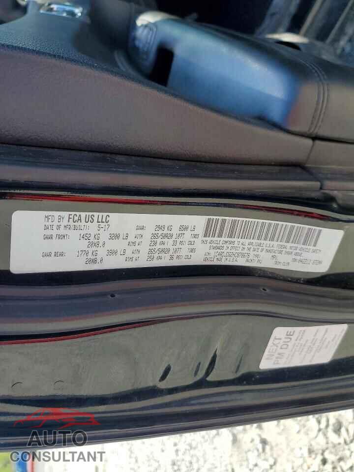 DODGE DURANGO 2017 - 1C4RDJDG2HC878676