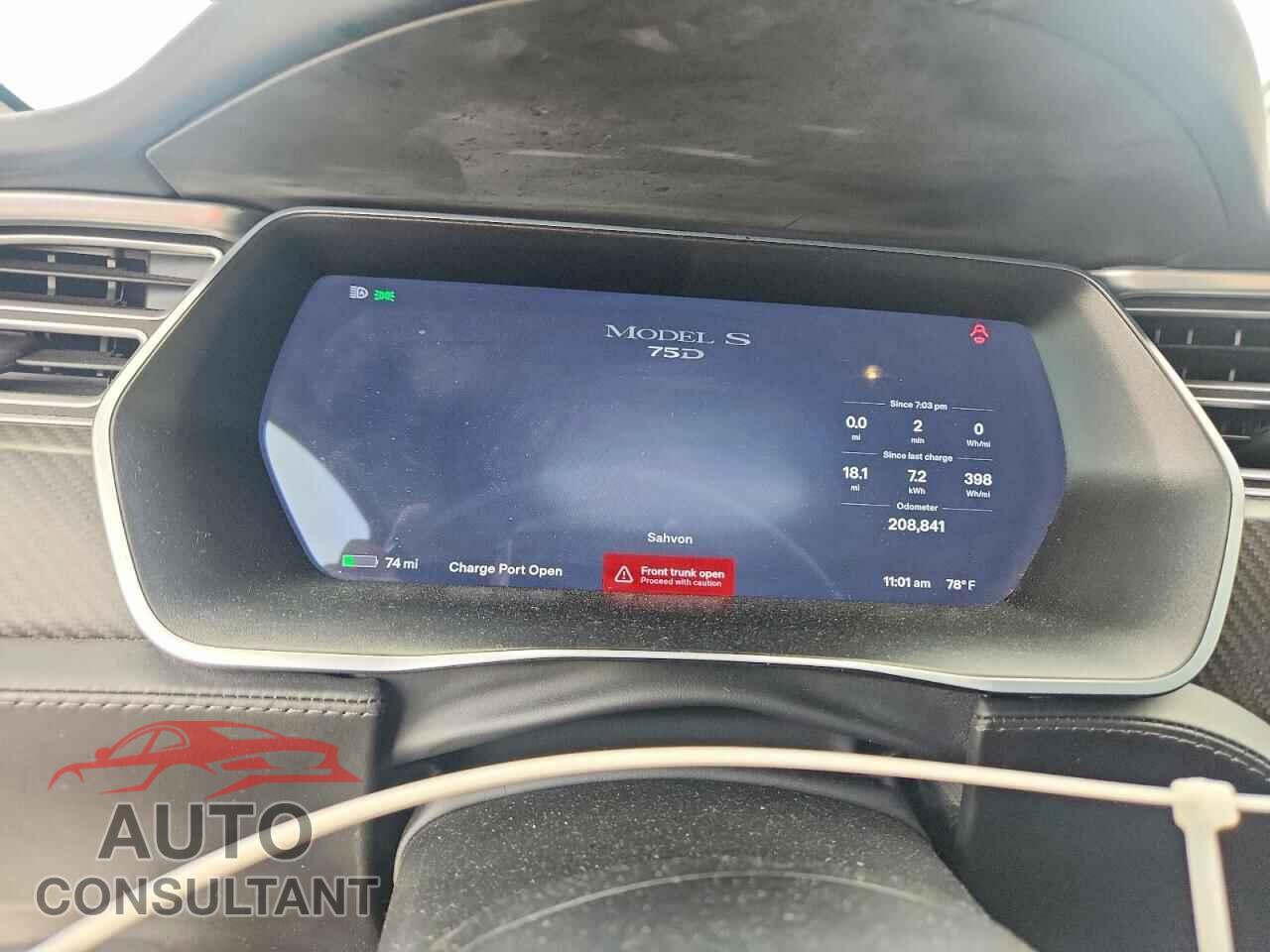 TESLA MODEL S 2017 - 5YJSA1E21HF210352
