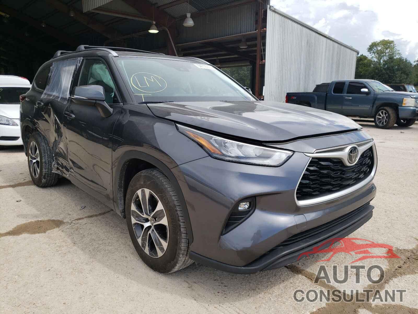 TOYOTA HIGHLANDER 2020 - 5TDGZRAH5LS509824