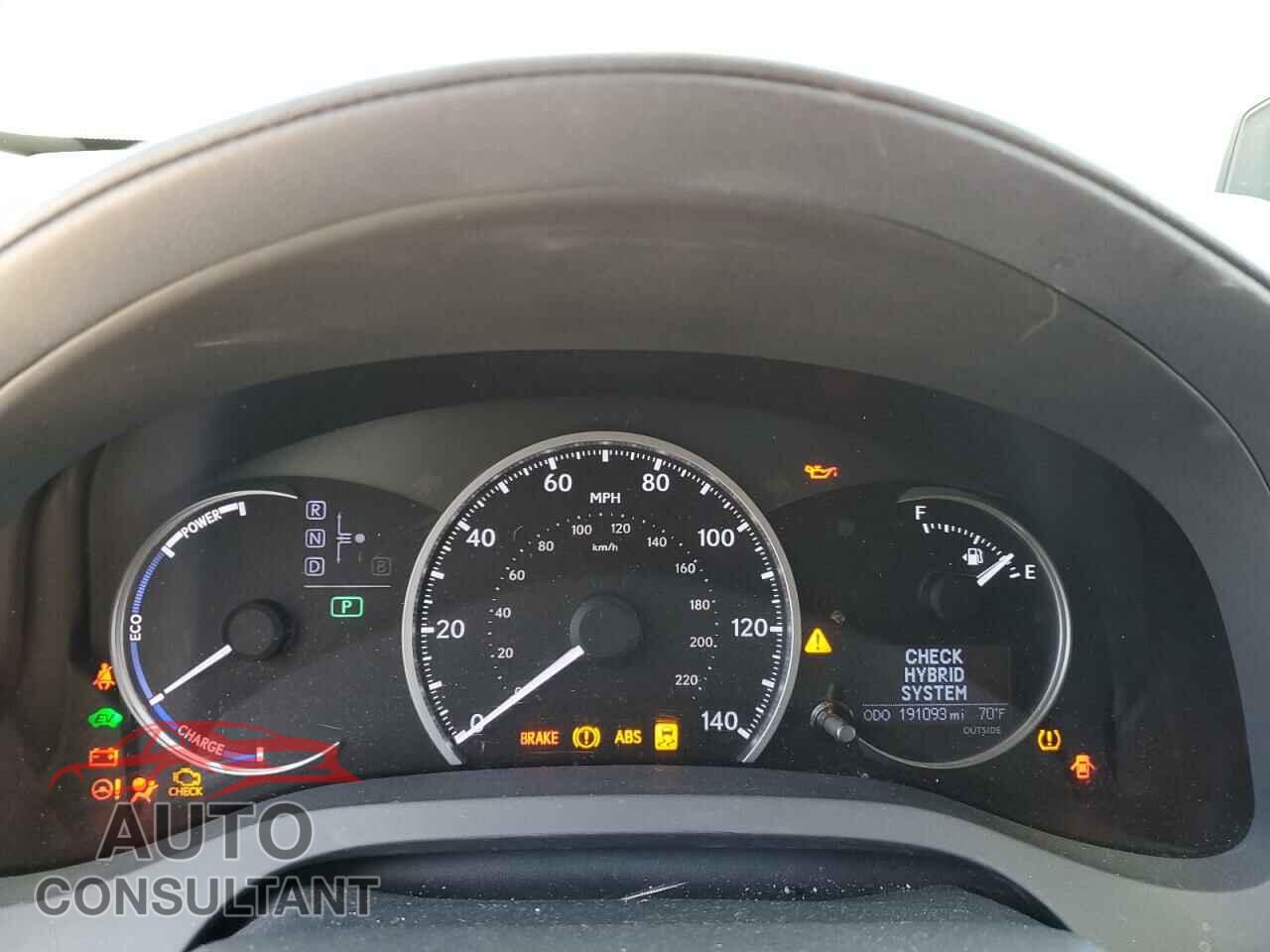 LEXUS CT 200 2011 - JTHKD5BH5B2046281