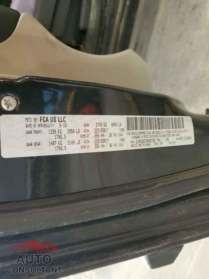 DODGE CARAVAN 2017 - 2C4RDGBG7HR567726
