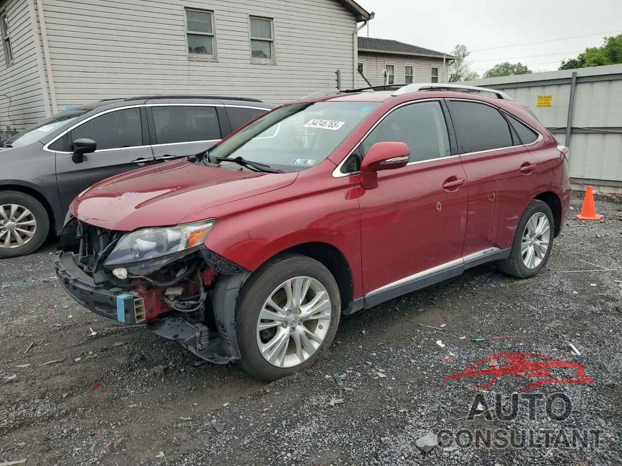 LEXUS RX450 2010 - JTJBC1BA2A2024623