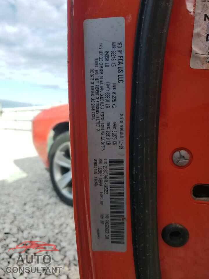 DODGE CHALLENGER 2020 - 2C3CDZAG0LH105255