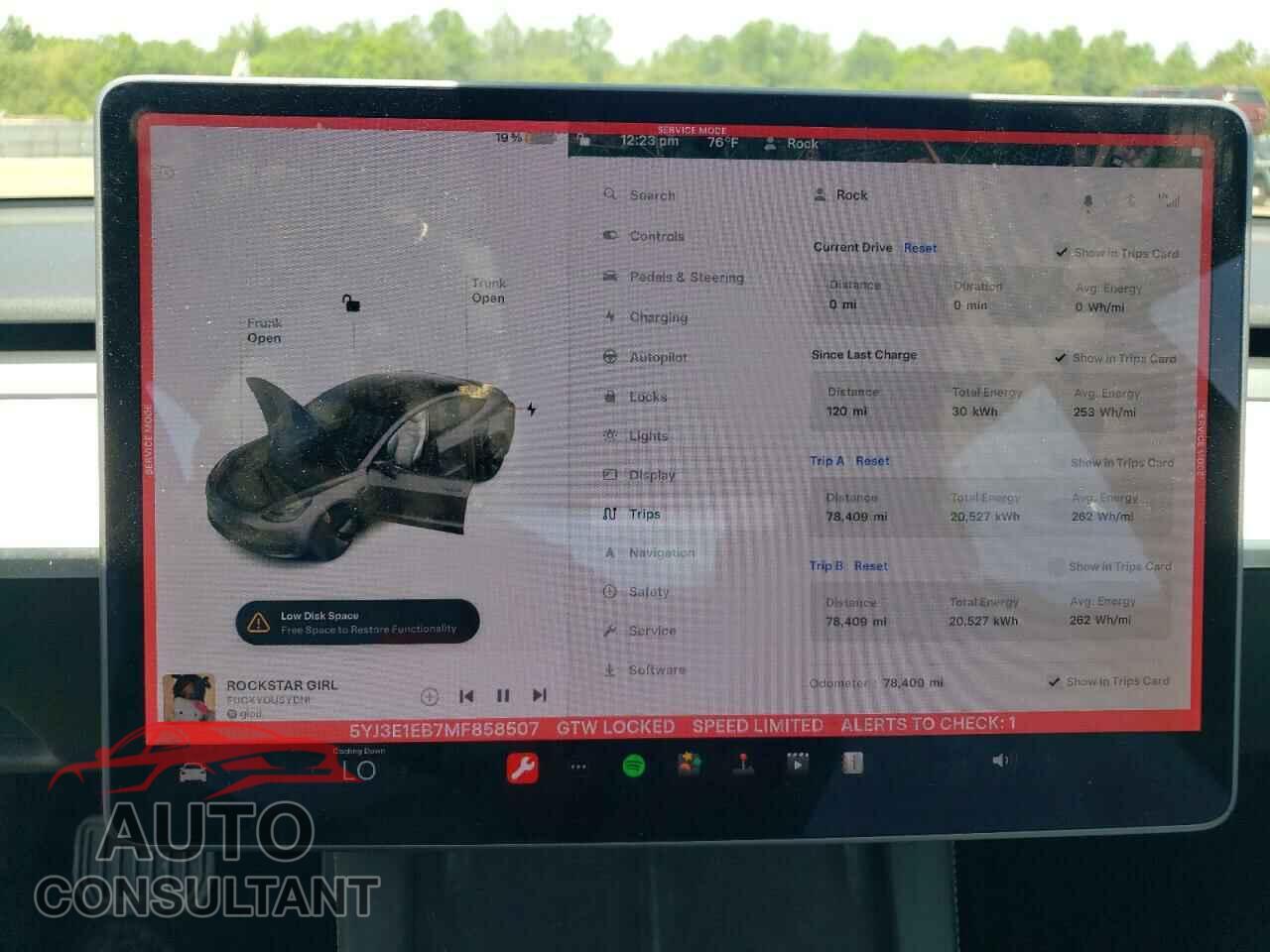 TESLA MODEL 3 2021 - 5YJ3E1EB7MF858507