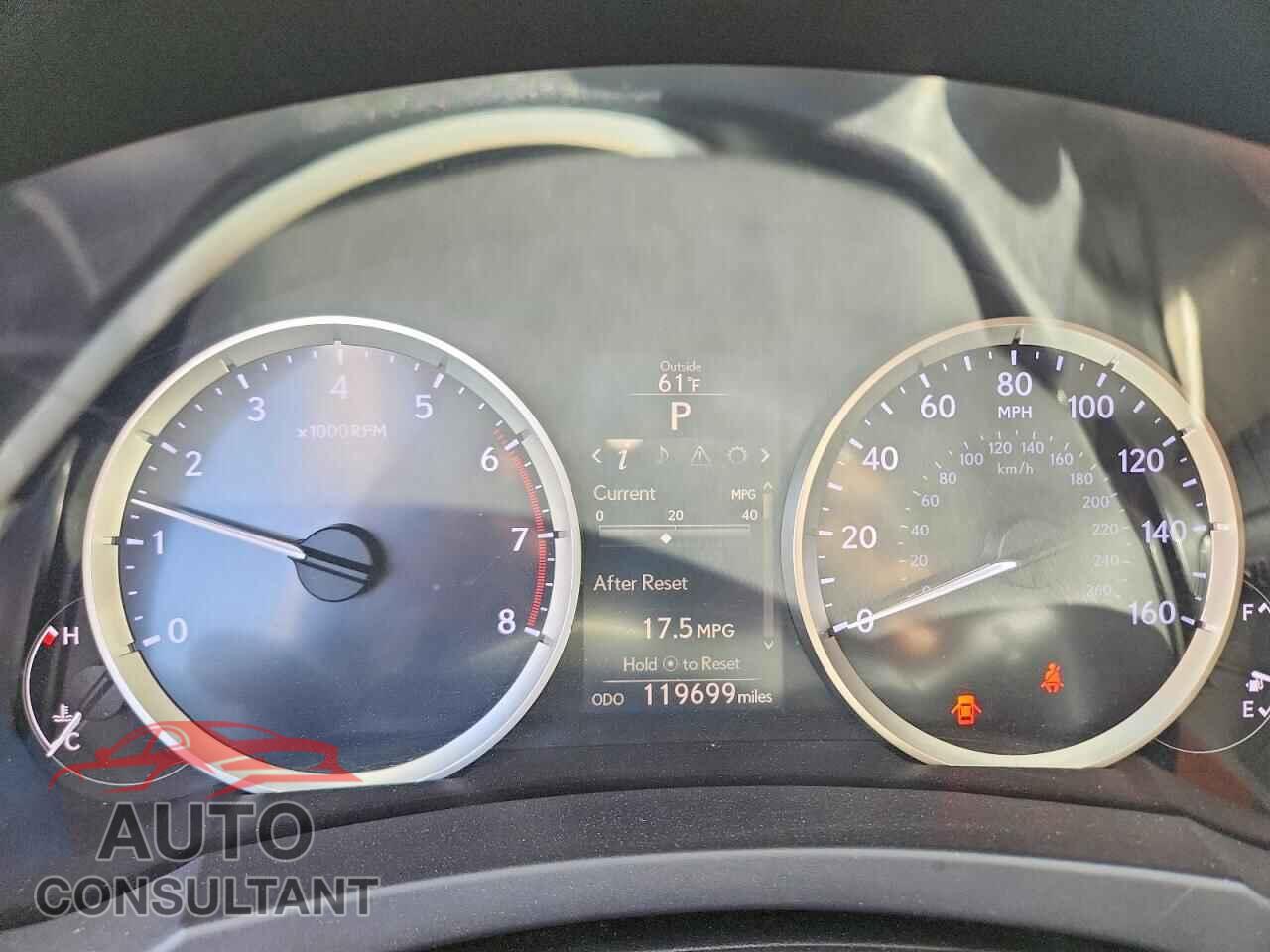 LEXUS IS 2016 - JTHBA1D21G5010393
