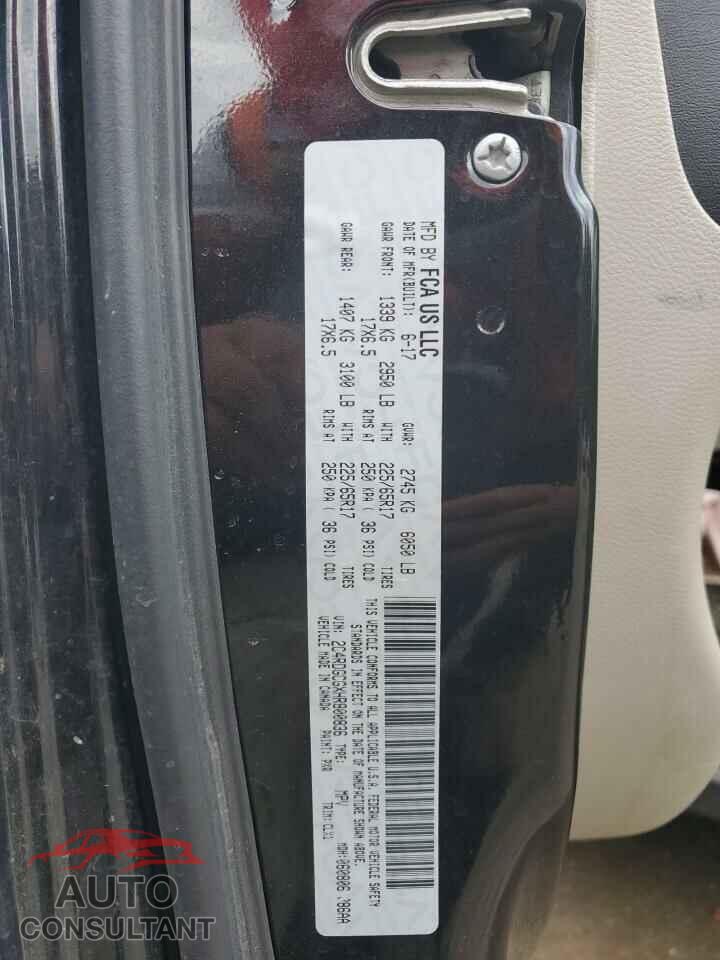 DODGE CARAVAN 2017 - 2C4RDGCGXHR800836
