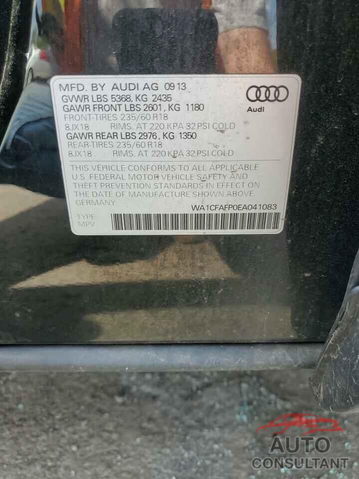 AUDI Q5 2014 - WA1CFAFP0EA041083
