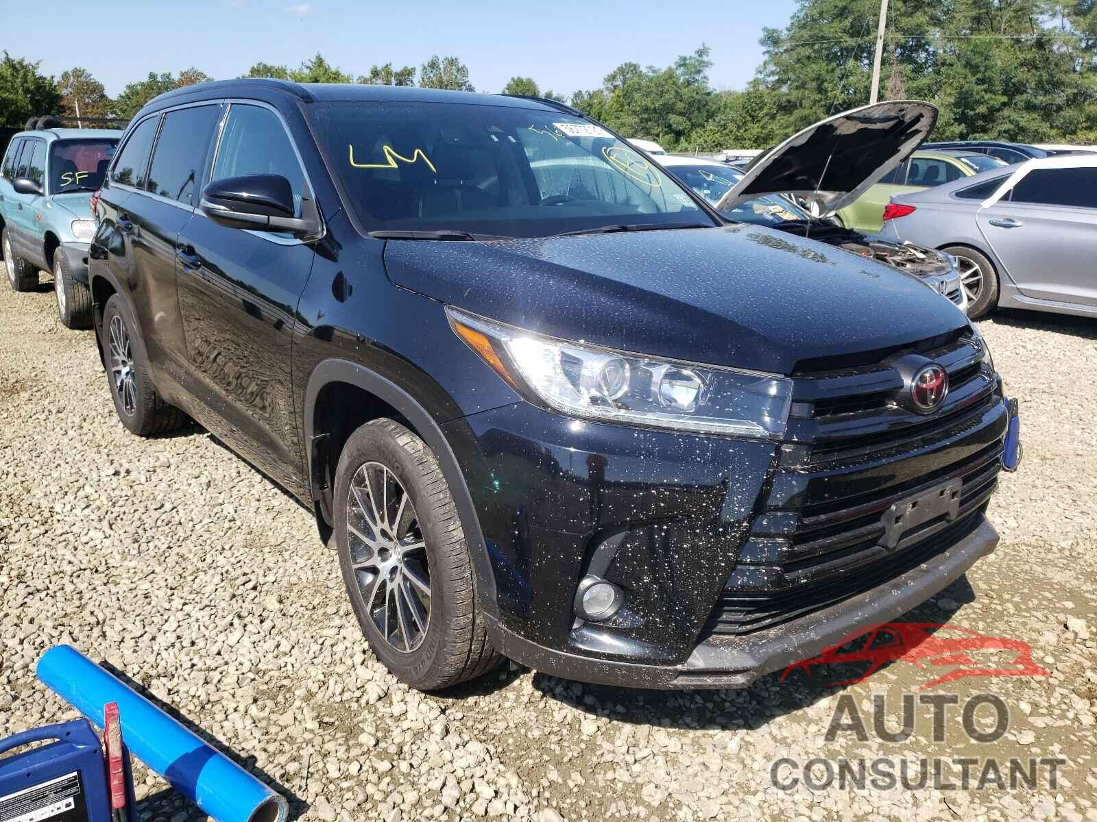 TOYOTA HIGHLANDER 2017 - 5TDJZRFH5HS374639