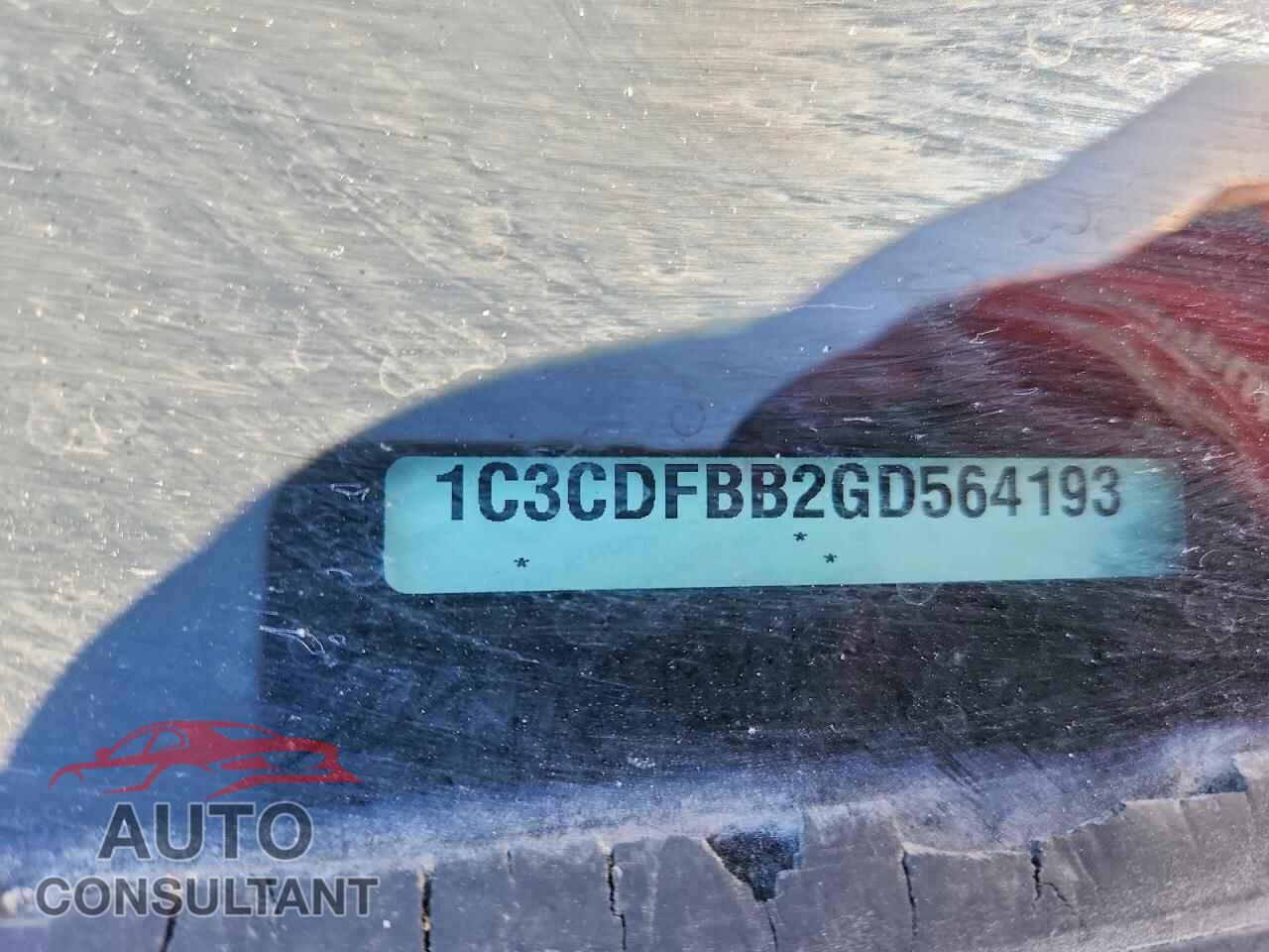 DODGE DART 2016 - 1C3CDFBB2GD564193