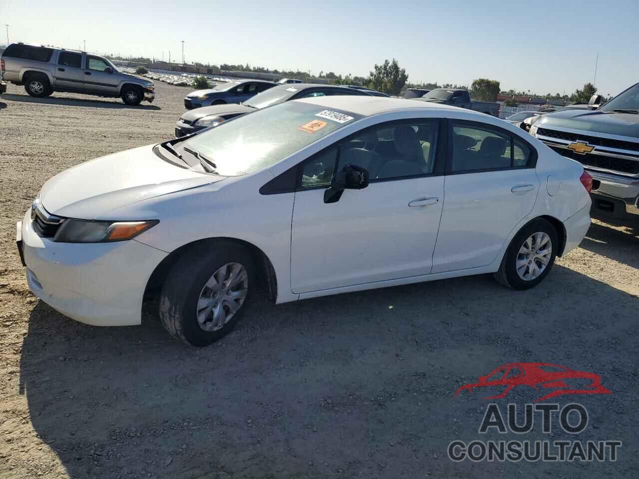 HONDA CIVIC 2012 - 19XFB2F54CE375775