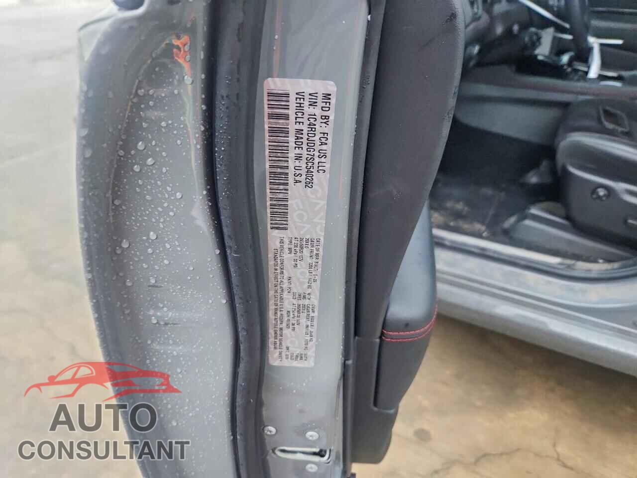 DODGE DURANGO 2025 - 1C4RDJDG7SC540262