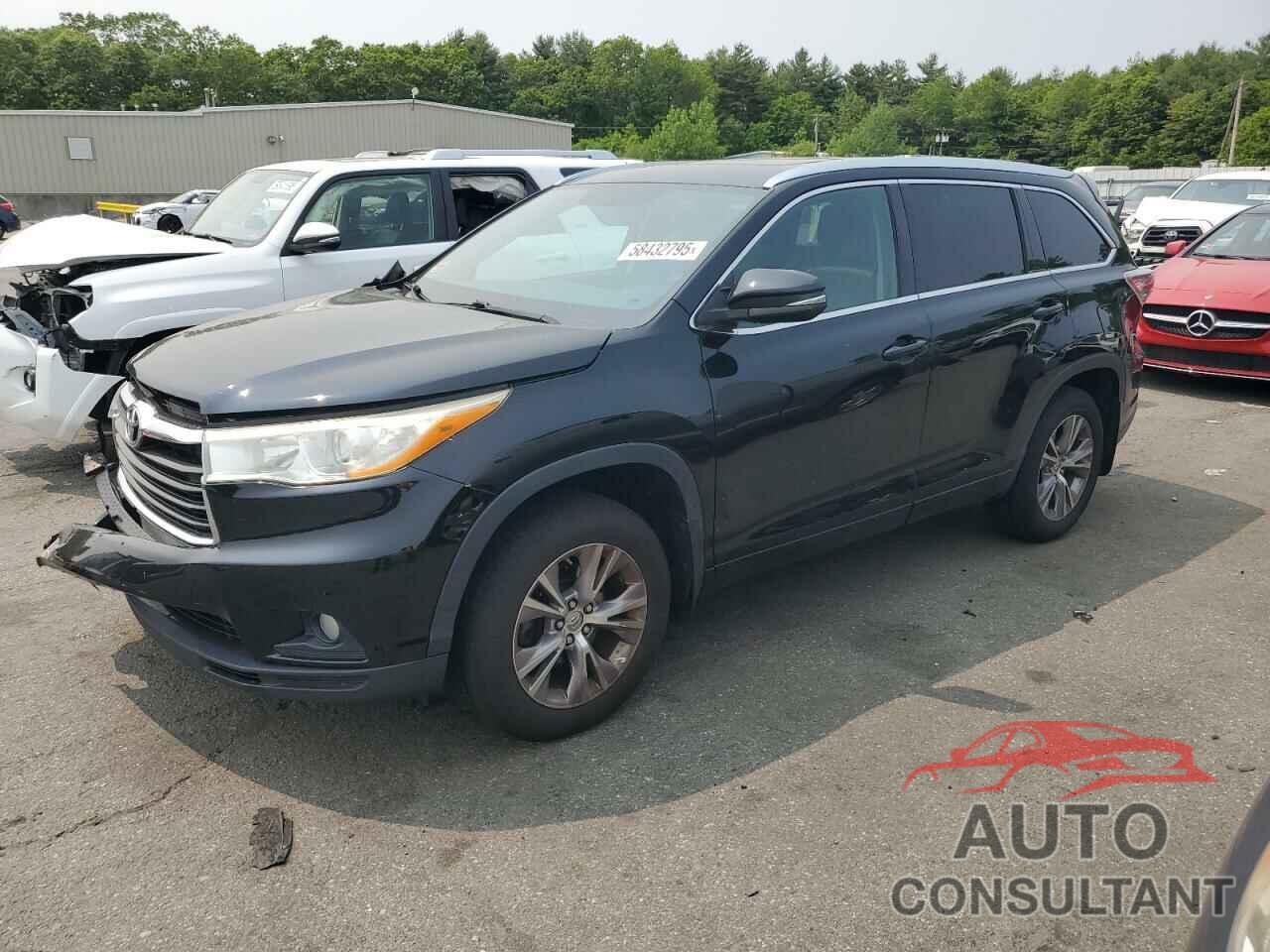 TOYOTA HIGHLANDER 2014 - 5TDJKRFH1ES010203