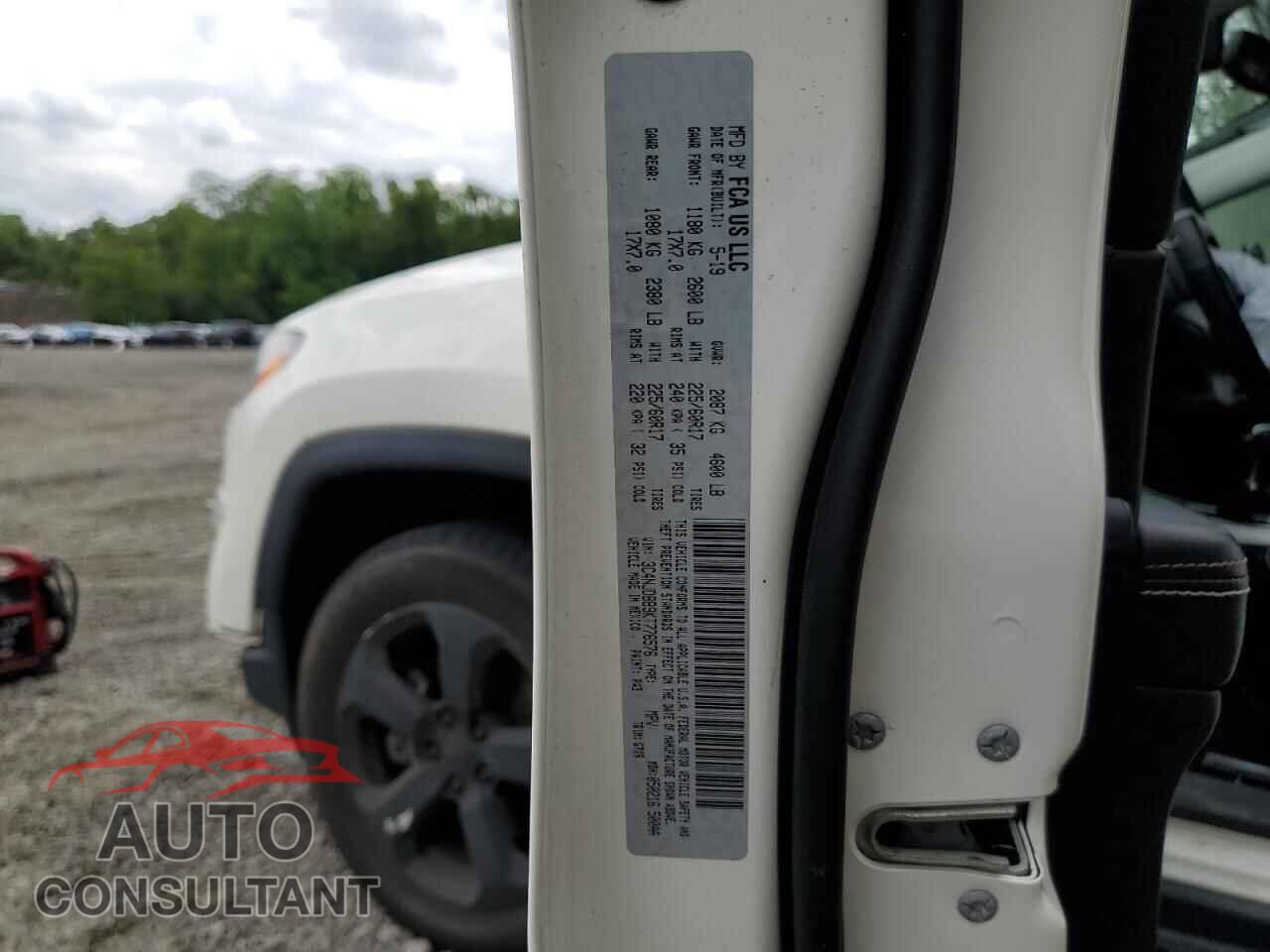 JEEP COMPASS 2019 - 3C4NJDBB9KT776576