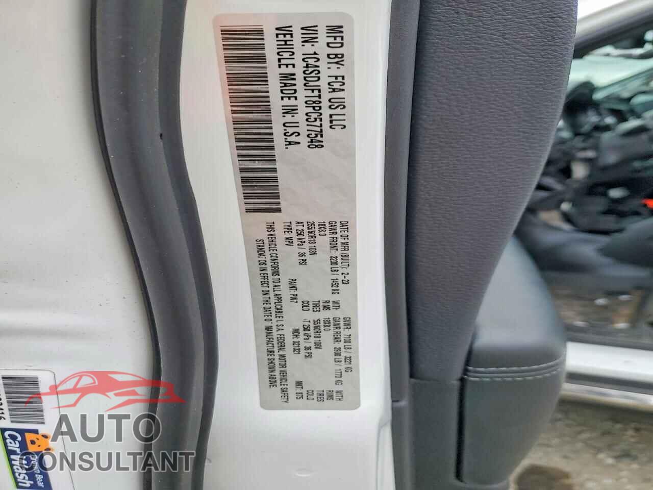 DODGE DURANGO 2023 - 1C4SDJFT8PC577548
