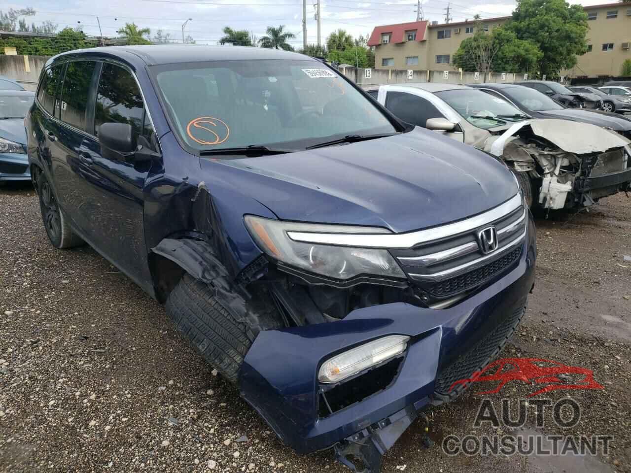 HONDA PILOT 2017 - 5FNYF5H3XHB027099