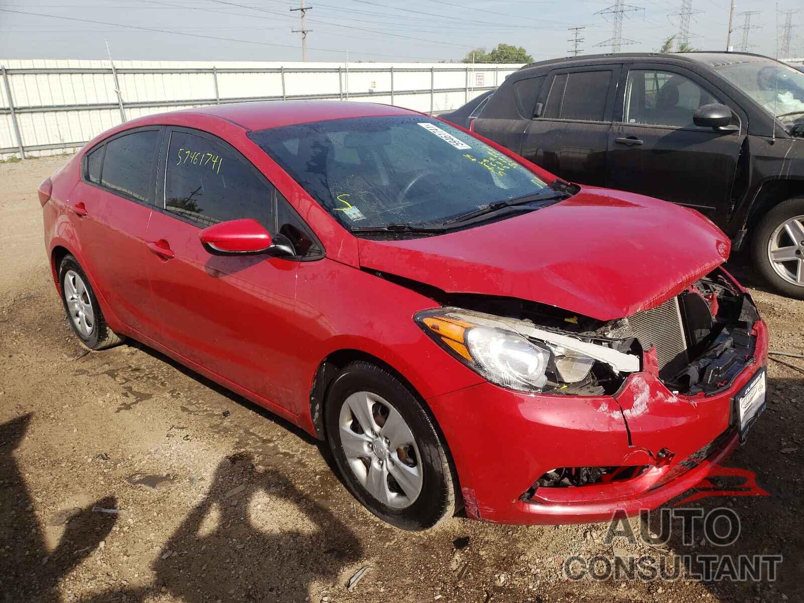 KIA FORTE 2016 - KNAFK4A60G5468318