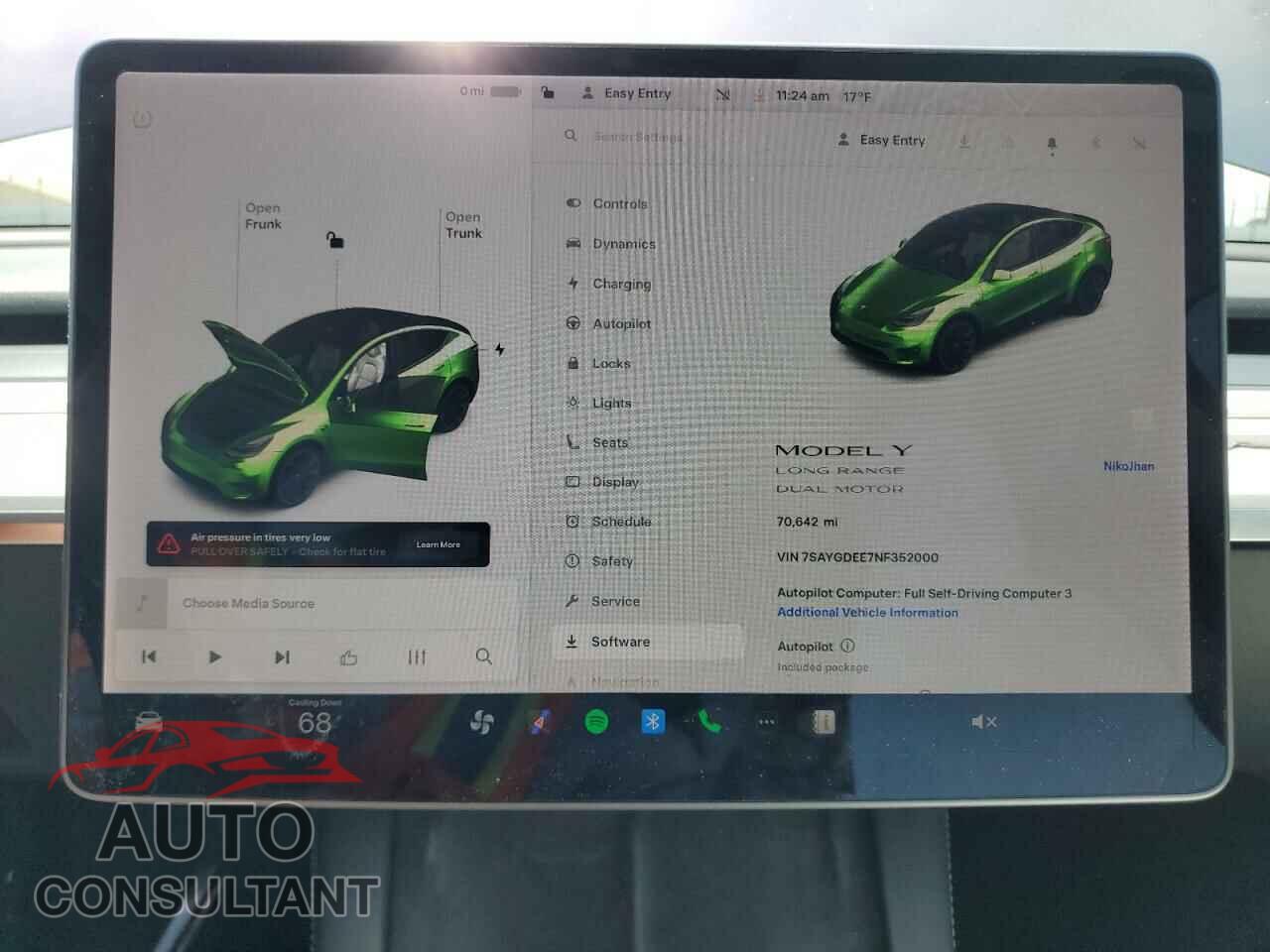 TESLA MODEL Y 2022 - 7SAYGDEE7NF352000