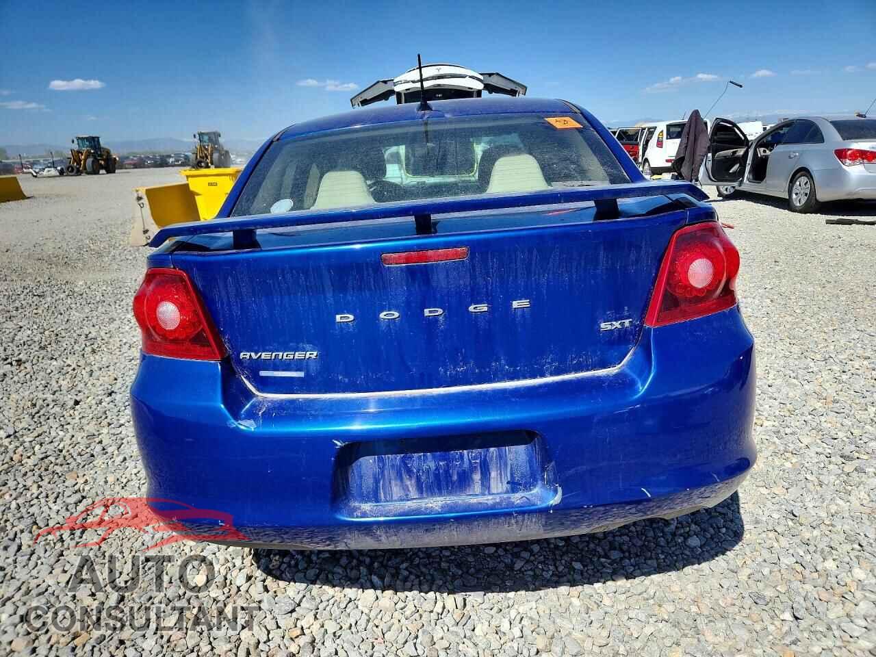 DODGE AVENGER 2012 - 1C3CDZCB5CN198945