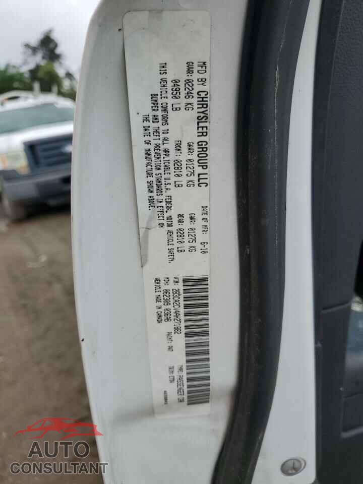 DODGE CHARGER 2010 - 2B3CA2CV4AH271882
