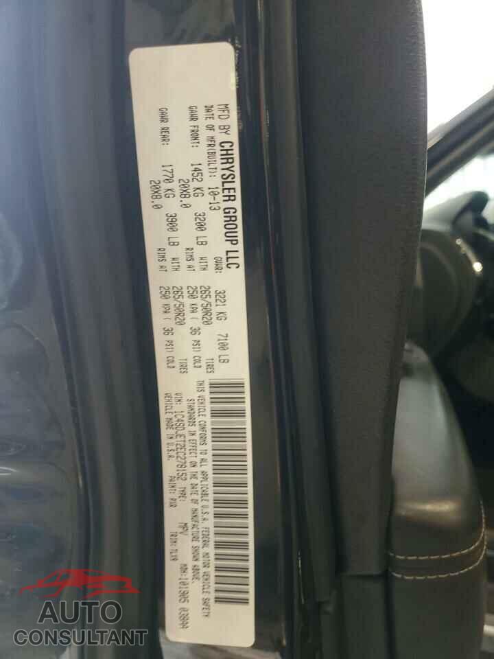 DODGE DURANGO 2014 - 1C4SDJET2EC278152