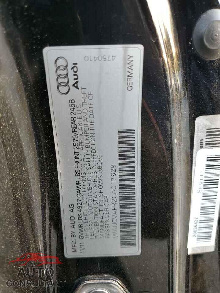 AUDI S5/RS5 2012 - WAUCVAFR2CA017629