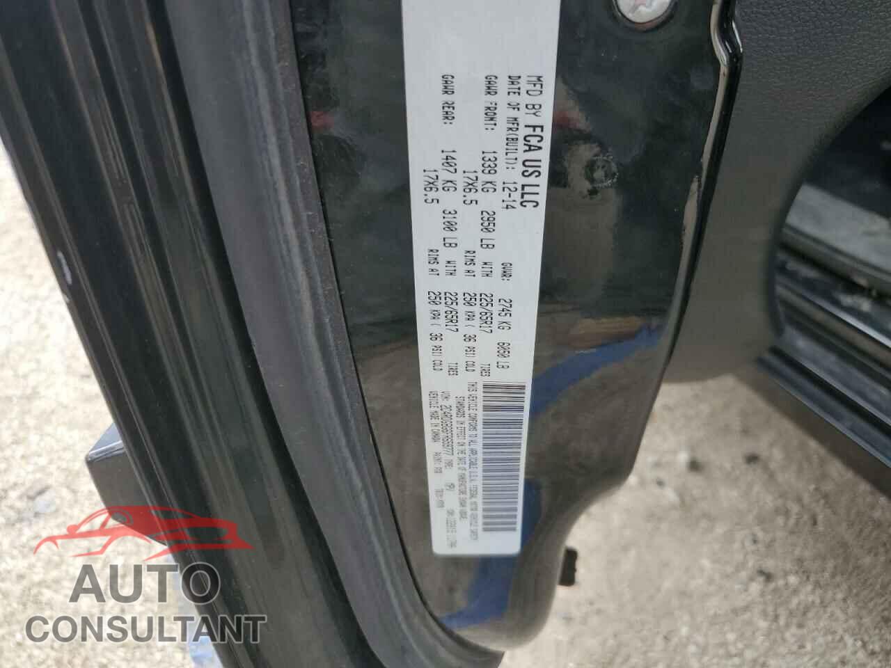 DODGE CARAVAN 2015 - 2C4RDGBG6FR659777