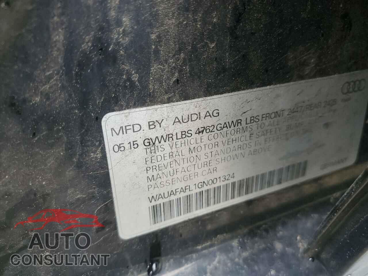 AUDI A4 2016 - WAUAFAFL1GN001324