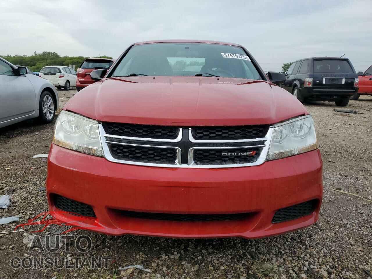 DODGE AVENGER 2013 - 1C3CDZAB4DN533455