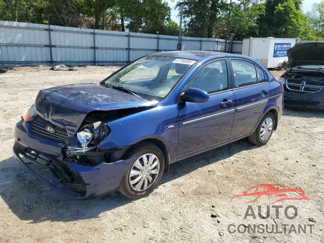 HYUNDAI ACCENT 2009 - KMHCN46CX9U347764